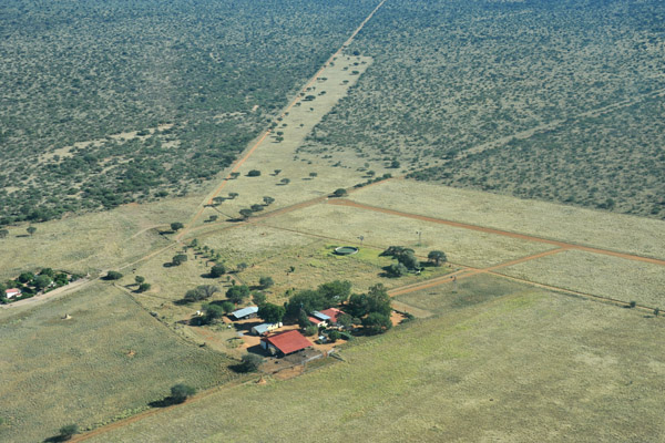 Aerial view of Farm Eureka, Namibia - (S21 11.9/E017 49.3)