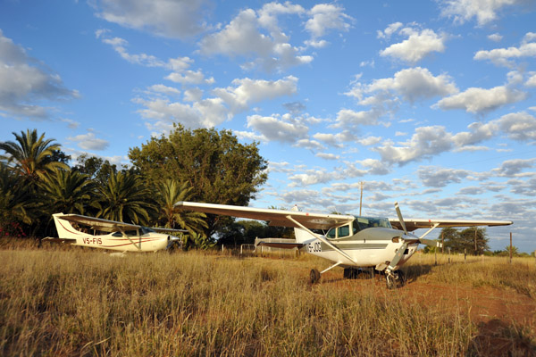 From Eureka we flew north to Tsumeb for fuel then on into the Caprivi