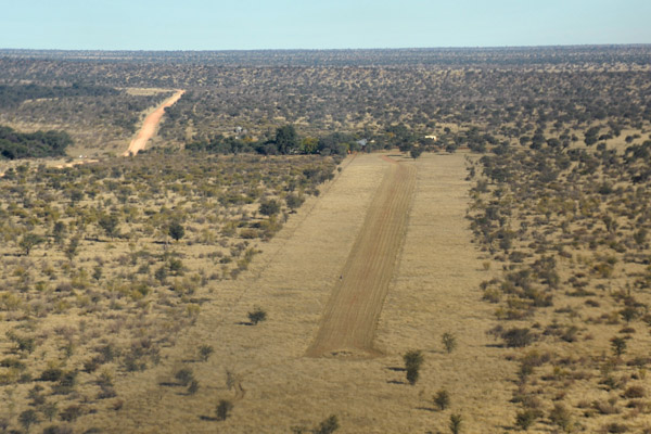 Runway 19 at Olifantwater (S23 39.6/E018 23.2)