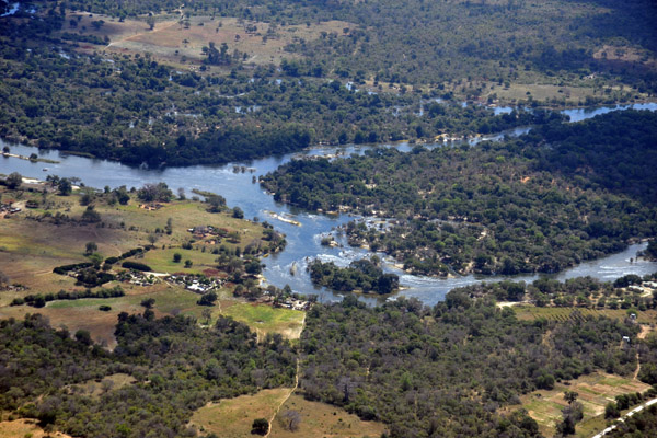 Okavango River near Divundu, Namibia (Caprivi)