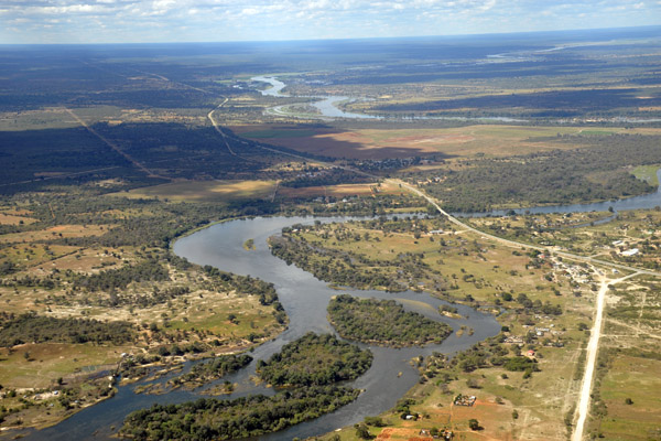 The Okavango River Bridge between Divundu and Bagani, Namibia