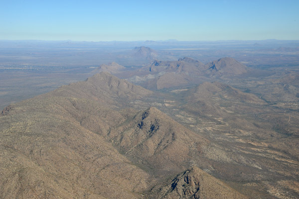Mountains southeast of Windhoek, Namibia