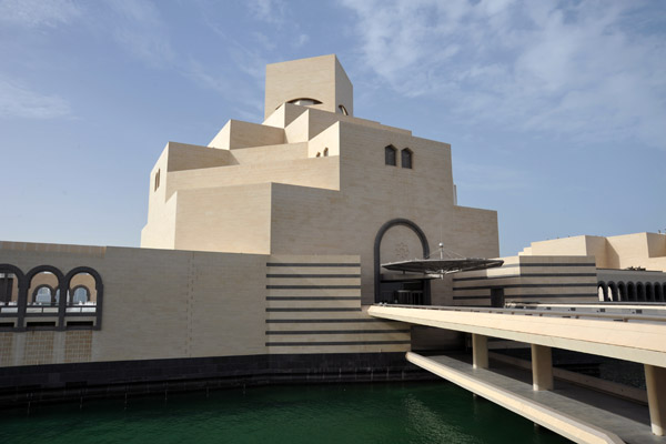 The Museum of Islamic Art sits on an artificial island in Doha's bay