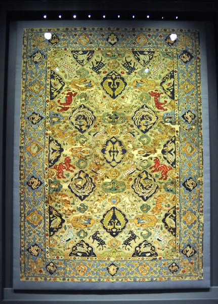 Silk tapestry, Iran