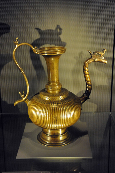 Brass Ewer, 14th-15th C. India
