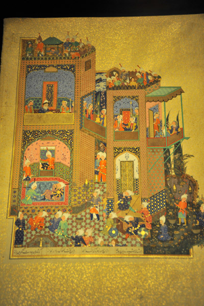 The Nightmare of Zahhak from the Shahnama of Shah Tahmasp, Iran ca 1525-1535