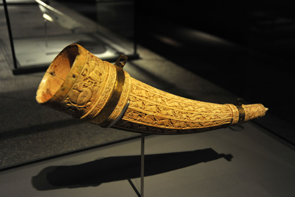 Ivory Hunting Horn, 11th-12th C. Italy