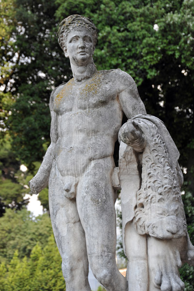 Sculpture garden of the Galleria Borghese