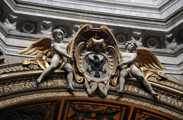 Baroque angels, Santa Maria del Popolo