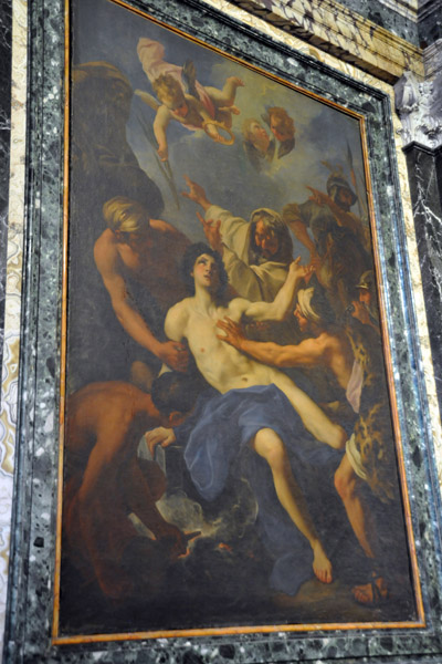 Martyrdom of St. Lawrence by Daniele Seyter (1685)