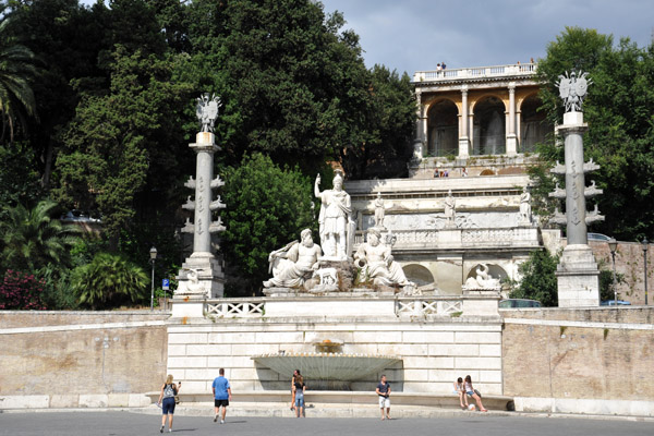 Piazza del Popolo with the Pincio
