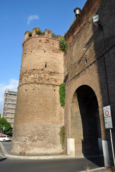 Porta Pinciana, built by Emperor Honorius (r. 393-423)