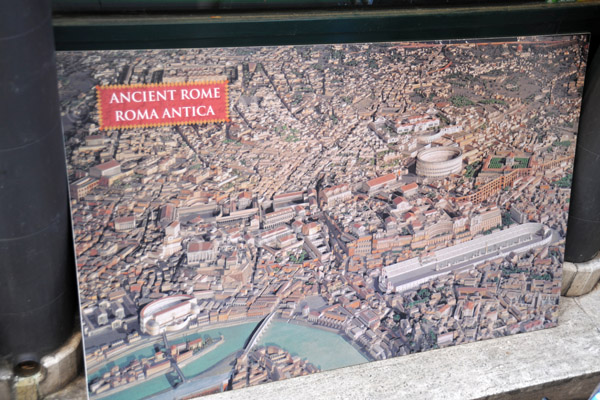 Aerial view of Ancient Rome