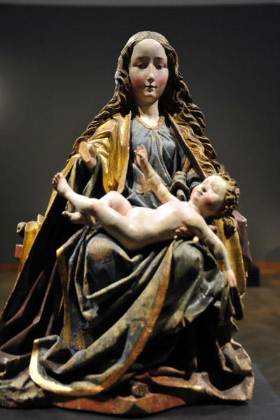 Virgin Enthroned, Strasbourg ca 1470