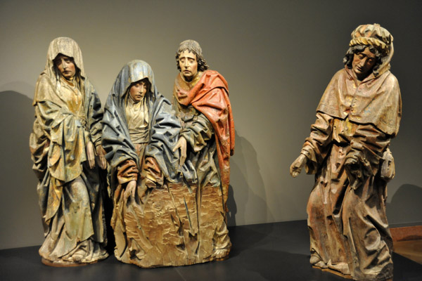 Figures from a Lamentation Group, Southern Netherlands ca 1500