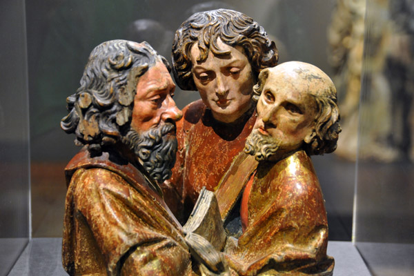 Busts of Three Apostles, Upper Rhine ca 1490