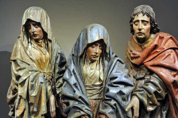 Figures from a Lamentation Group, Southern Netherlands ca 1500