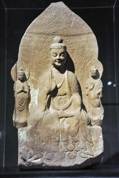 Buddhist Votive Stele, China ca 535-557 AD (Wei Dynasty)