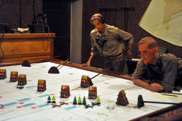 Planning room, British Malay Command Headquarters, Fort Canning, Singapore