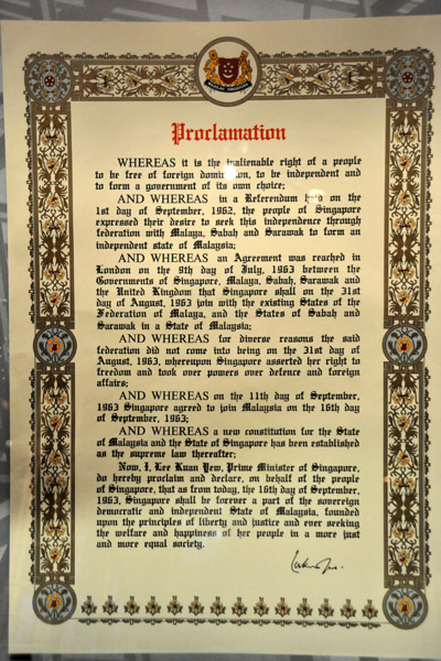 Singapore Proclamation 1963