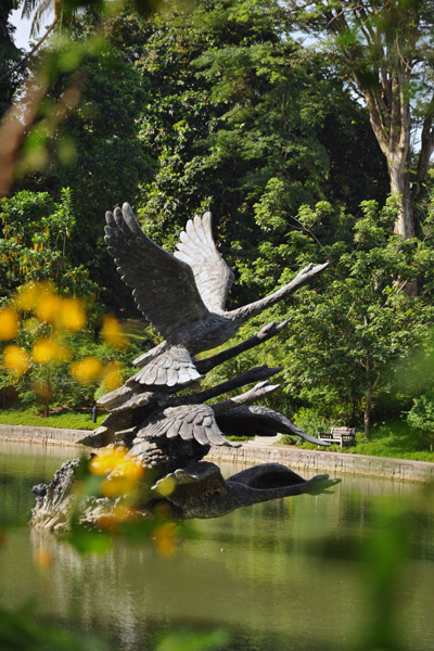 Swan sculpture, Singapore Botanical Gardens