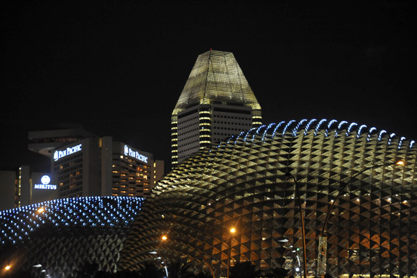 Domes of the Esplanade Theatre (aka the Durian)