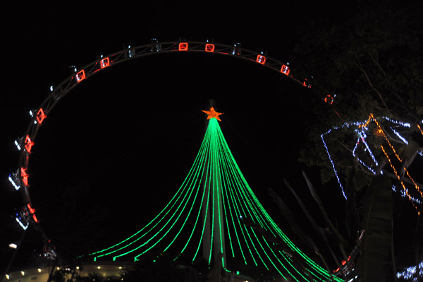 Singapore Flyer - Christmas time