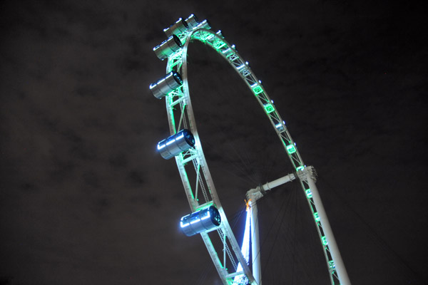 Singapore Flyer at night