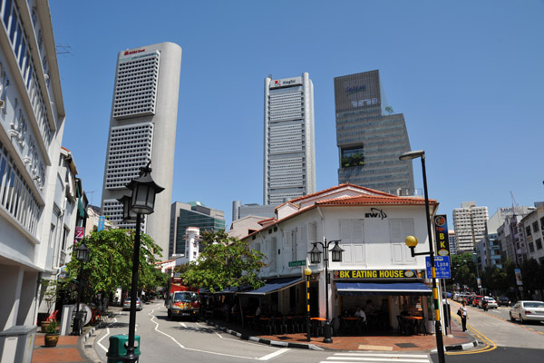 Circular Road, OCBC Bank and Singtel Towers