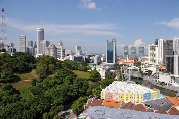 Fort Canning Park from Novotel Clarke Quay