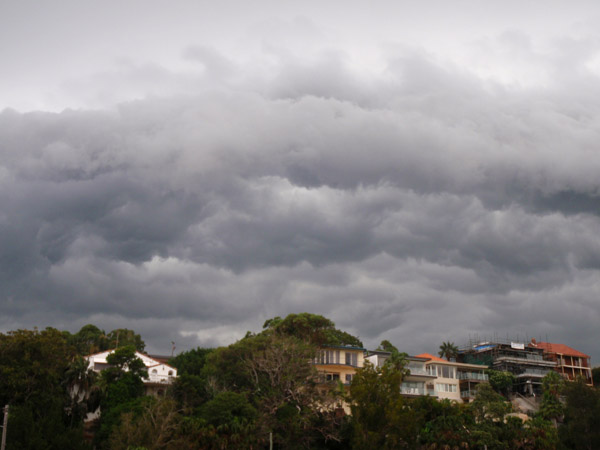 Storm clouds over Manly