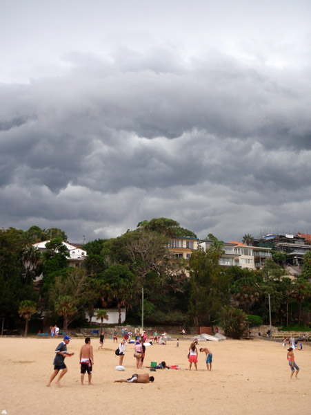 Storm clouds over Manly