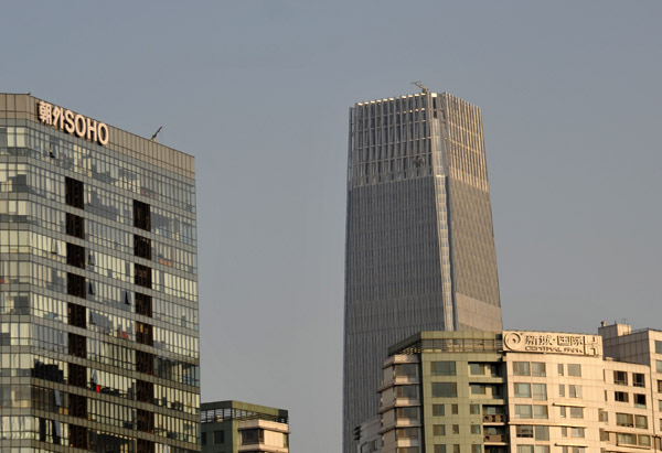 330m tall China World Trade Center Tower III, 2009