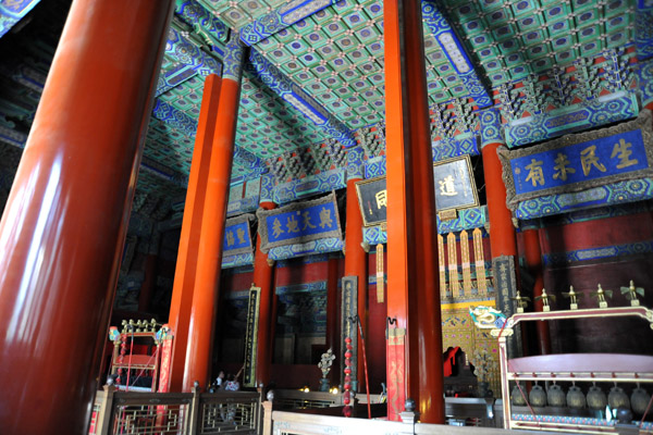 Inside the Hall of Great Accomplishment, Beijing Confucius Temple