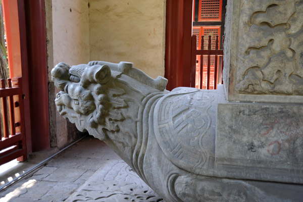 Baxi - stone tortoise supporting a stele, Temple of Confucius