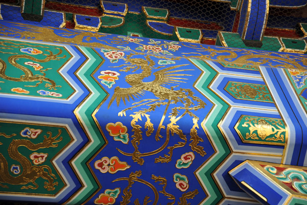 Detail of a painted beam, Temple of Heaven