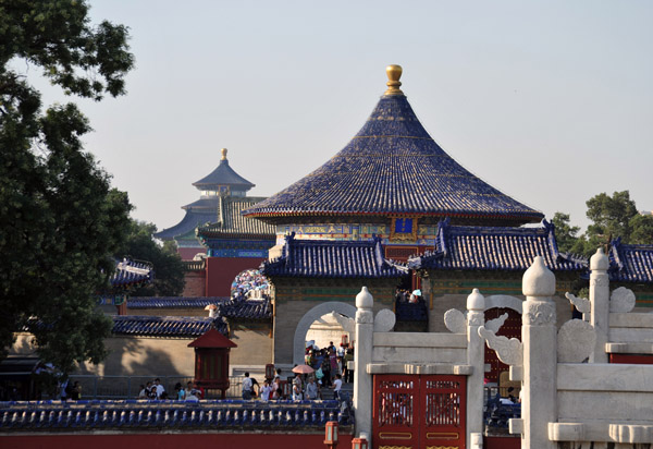 View from the Circular Mound Altar north to the Imperial Vault of Heaven