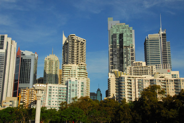 Sydney Central Business District from Tubalong Park - Darling Harbour