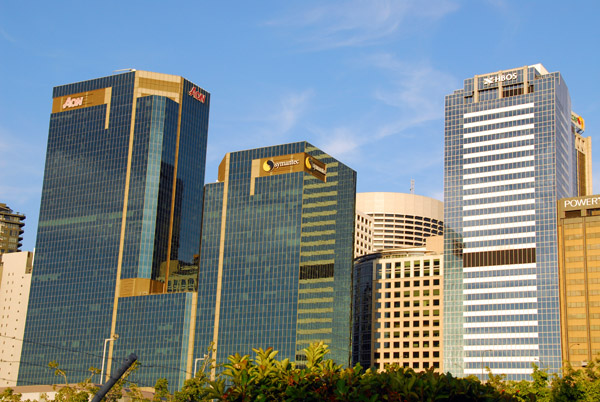 AON, Symantec and HBOS from King Street Wharf