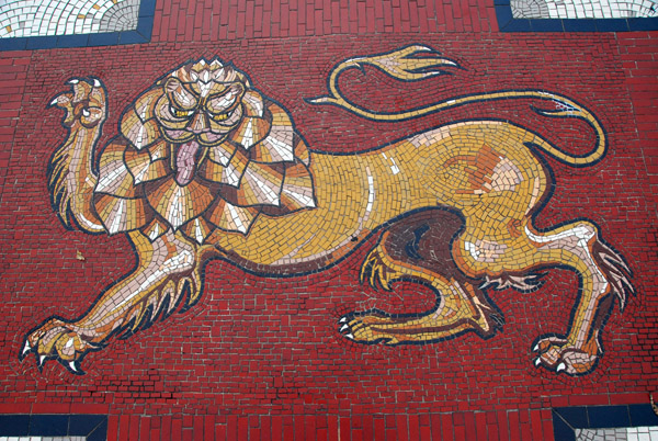 Mosaic lion - Sydney