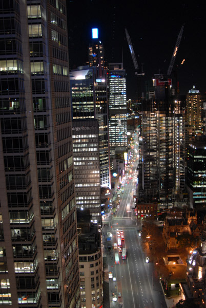 George Street from the Sydney Hilton