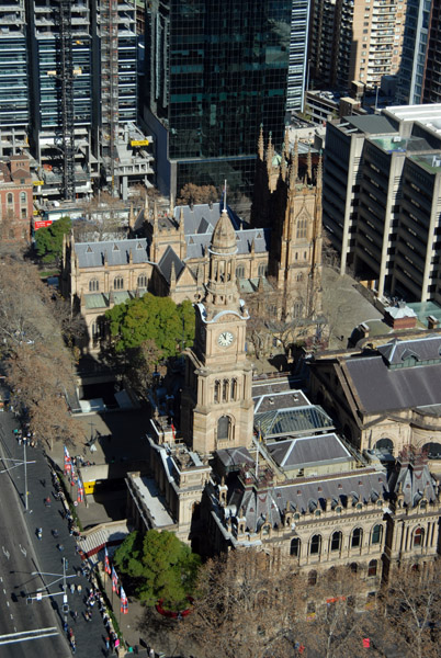 Sydney Town Hall from the Hilton