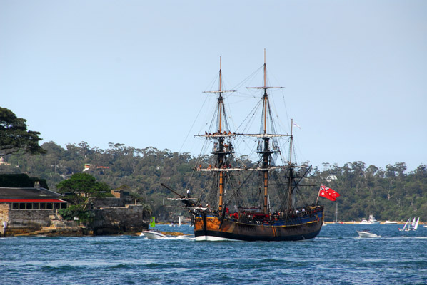 Tall ship, Sydney Harbour