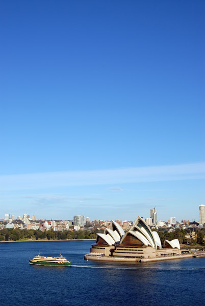 View from Sydney Harbour Bridge - big sky