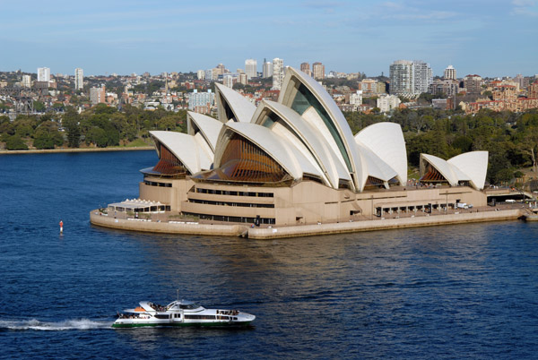 The Opera House from Sydney Harbour Bridge