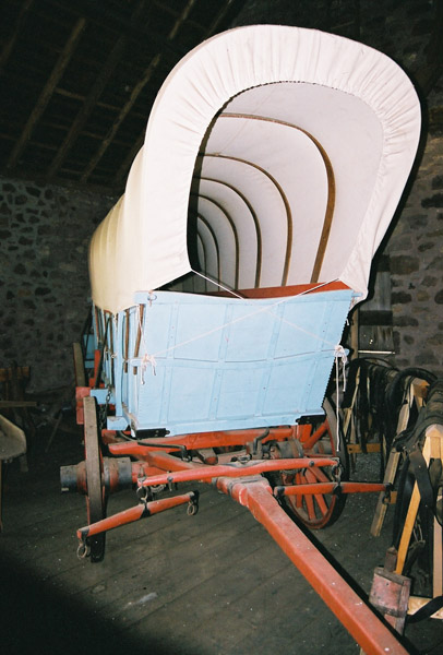 Covered wagon, Hopewell Furnace