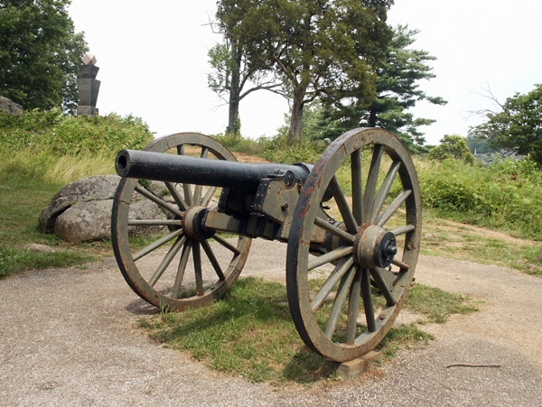 Civil War Cannon, NY Monument, Gettysburg