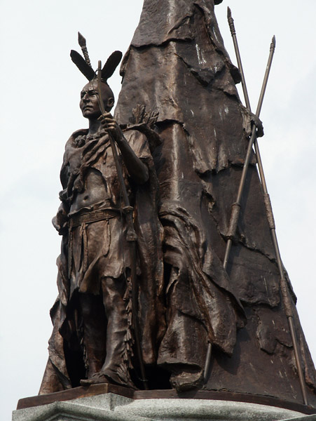 Gettysburg Monument with an Indian