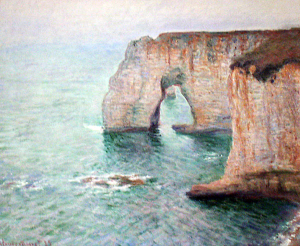 Manne-Porte, Étretat, Claude Monet 1885