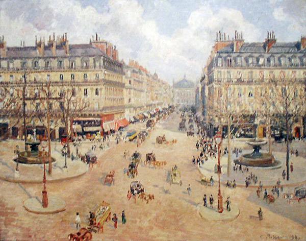Avenue de l'Opera: Morning Sunshine, Camille Pissarro, 1898